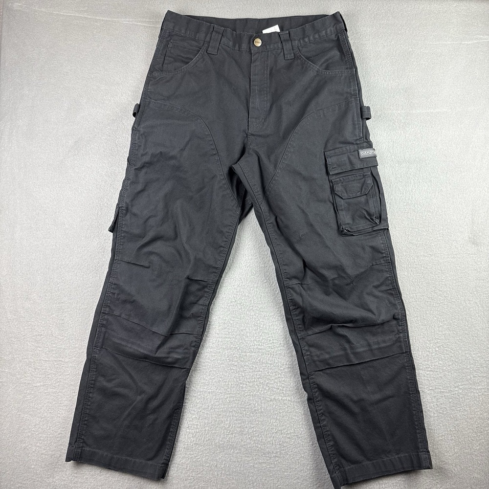 Dakota Carpenter Pants Trousers 32x30* Double Knee Mens Straight‎ Black Workwear